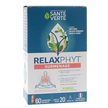 RelaxPhyt surmenage Santé Verte - boîte de 60 comprimés