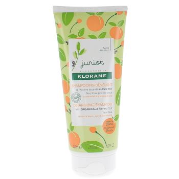 Shampoing démêlant parfum pêche junior Klorane - flacon de 200 ml