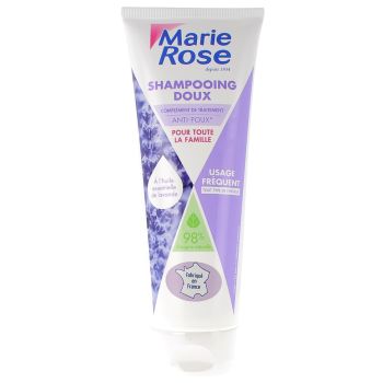 Shampoing doux à l'huile essentielle de lavande Marie Rose - tube de 250 ml