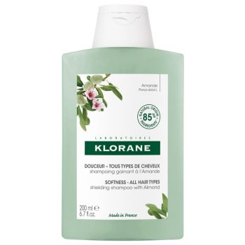 Shampoing gainant à l'amande Klorane - flacon de 200 ml