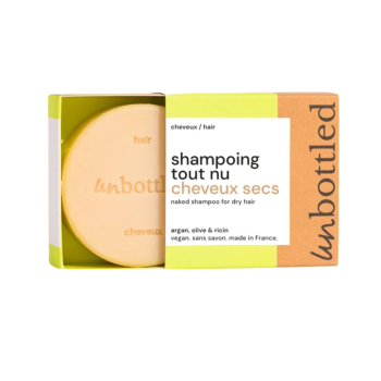 Shampoing solide tout nu cheveux secs Unbottled - pain de 75g