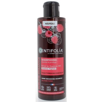 Shampooing crème brillance framboise et kératine végétale Centifolia - flacon de 200ml