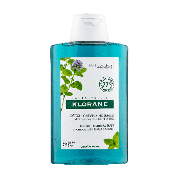 Shampooing détox anti-pollution Menthe Aquatique bio Klorane - flacon de 200ml