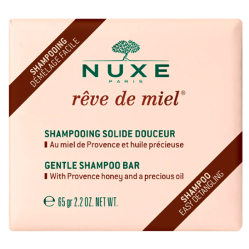 Shampooing solide douceur Rêve de miel Nuxe - pain de 65g