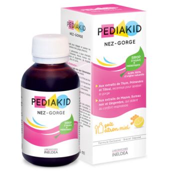 Pediakid nez-gorge goût miel citron - flacon de 125 ml