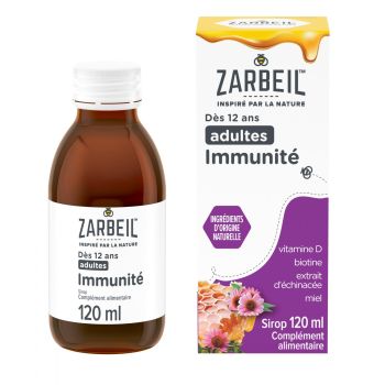 Sirop immunité adultes Zarbeil - flacon de 120ml