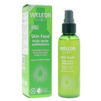 Skin Food Huile sèche sublimatrice Weleda - spray de 100ml