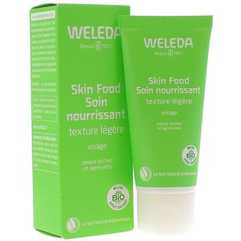 Skin food soin nourrissant visage texture légère Weleda - tube de 30 ml