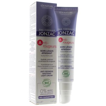 Soin Anti-Rougeurs Léger Apaisant non parfumé Jonzac - tube de 40 ml