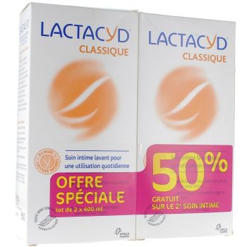 Soin Intime Lavant Lactacyd - lot de 2 x 400 ml