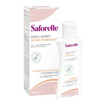 Soin lavant ultra hydratant Saforelle - flacon de 100 ml