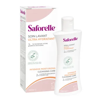 Soin lavant ultra hydratant Saforelle - flacon de 250ml