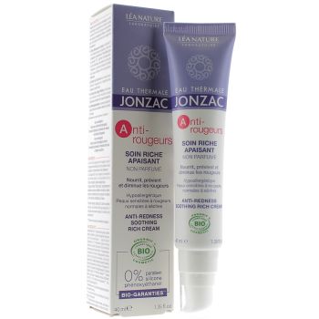 Soin Riche Apaisant Anti-Rougeurs non parfumé Jonzac - tube de 40 ml