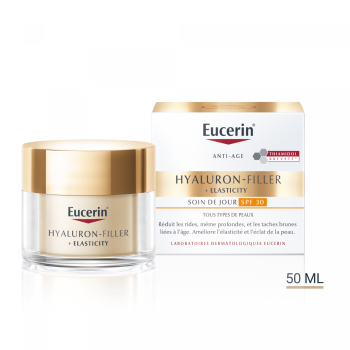 Hyaluron-Filler + Elasticity Soin de jour SPF30 Eucerin - pot de 50 ml