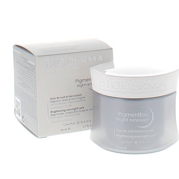 Soin de nuit éclaircissant pigmentbio Bioderma - pot de 50 ml