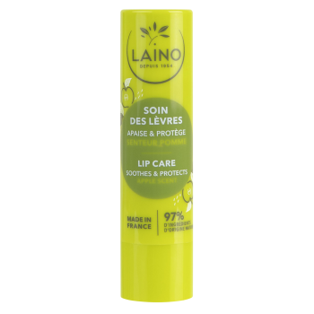 Soin des lèvres parfum pomme Laino - 1 stick de 4 g