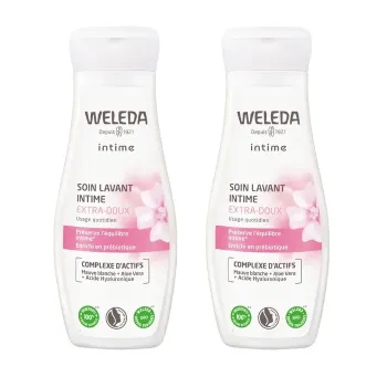 Soin lavant intime extra-doux Weleda - lot de 2 tubes de 200ml