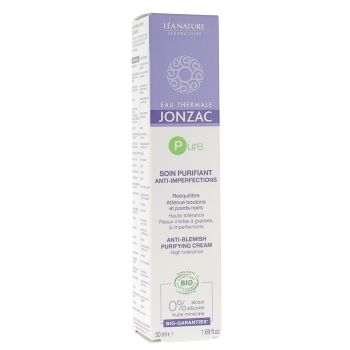 Soin purifiant anti-imperfections peaux mixtes à grasses Eau thermale Jonzac Léa Nature - tube de 50ml