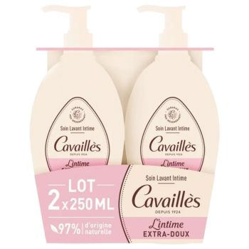 Soin toilette intime extra-doux Rogé Cavaillès - lot de 2 flacons de 250 ml