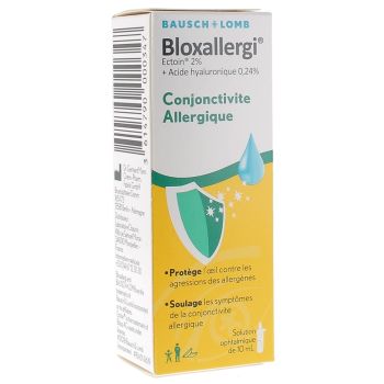 Bloxallergi Solution ophtalmique conjonctivite allergique Bausch lomb - flacon de 10 ml