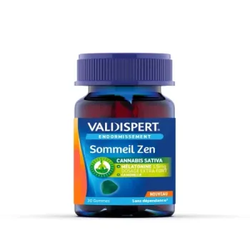 Sommeil zen endormissement Valdispert - pot de 30 gommes