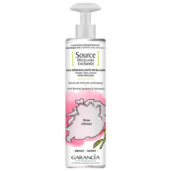 Source micellaire enchantée Eau démaquillante rose d'antan Garancia - flacon pompe de 400ml