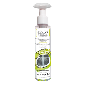 Source micellaire enchantée eau démaquillante amande douce Garancia - flacon de 100 ml