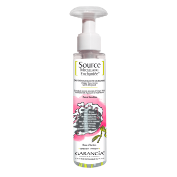 Source micellaire enchantée eau démaquillante rose d'antan Garancia - flacon de 100 ml