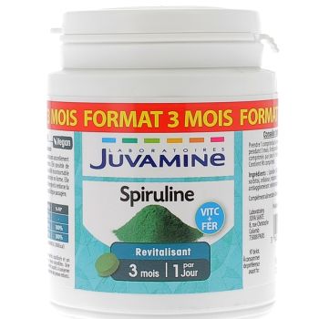 Spiruline Revitalisant Juvamine - boîte de 90 comprimés