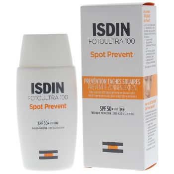 Spot Prevent prévention taches solaires SPF50+ Foto Ultra 100 Isdin - flacon de 50ml