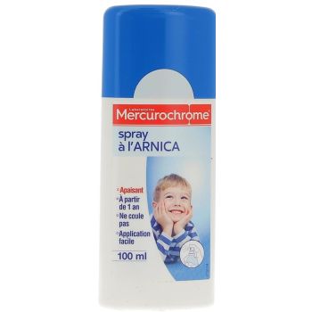 Spray à l'arnica Mercurochrome - Spray de 100 ml