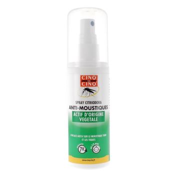 Spray Citriodora anti-moustiques Cinq sur Cinq - spray de 100 ml