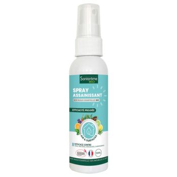 Spray assainissant aux huiles essentielles bio Santarome - spray de 100ml