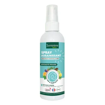 Spray assainissant aux huiles essentielles bio Santarome - spray de 200ml