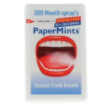 Spray buccal sans sucre PaperMints - spray de 12 ml