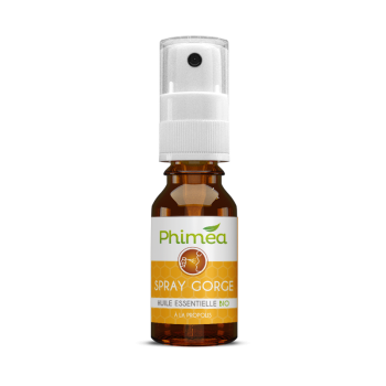 Spray gorge à la Propolis et aux huiles essentielles BIO Phimea - spray de 15 ml