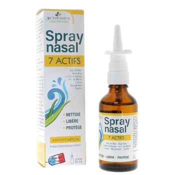 Spray nasal 7 actifs Les 3 Chenes - flacon 50 ml