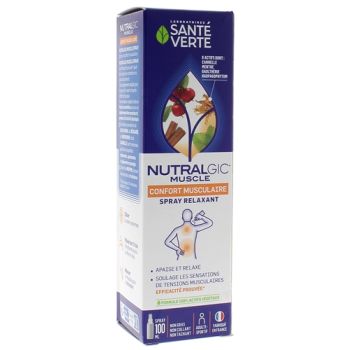 Nutralgic muscle Spray relaxant confort musculaire Santé Verte - spray de 100 ml