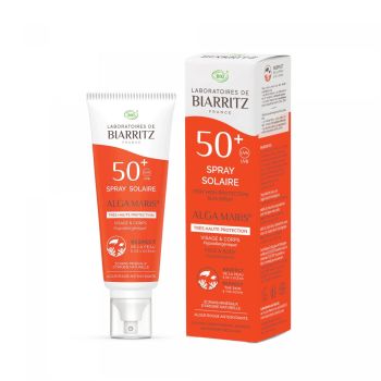 Spray solaire très haute protection spf 50+ Algamaris Laboratoires de Biarritz - spray de 100 ml