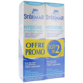 Stérimar hygiène du nez - lot de 2 sprays de 100ml