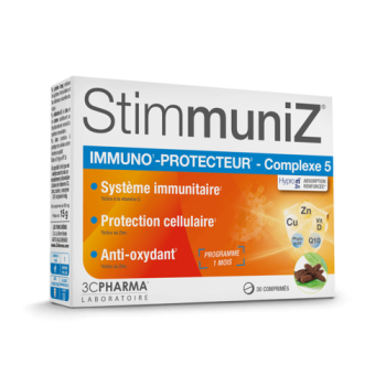 StimmuniZ Immuno-protecteur Complexe 5 3C Pharma - boîte de 30 comprimés