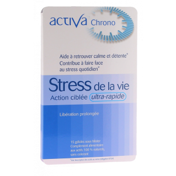 Stress de la vie action ciblée ultra rapide Activa Chrono - boite de 15 gélules