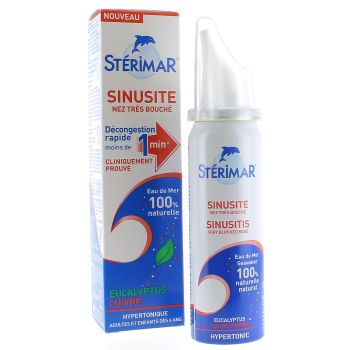 Sinusite nez très bouché Stérimar - spray de 50 ml