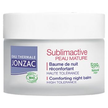 Sublimactive Peau mature Baume de nuit réconfortant bio Eau Thermale Jonzac - pot de 50 ml