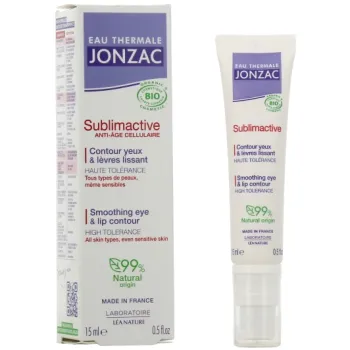 Sublimactive Contour yeux-lèvres lissant Eau Thermale Jonzac - flacon-pompe de 15 ml