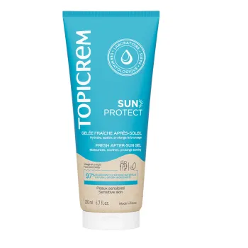 Sun Protect gelée fraîche après-soleil Topicrem - tube de 200ml