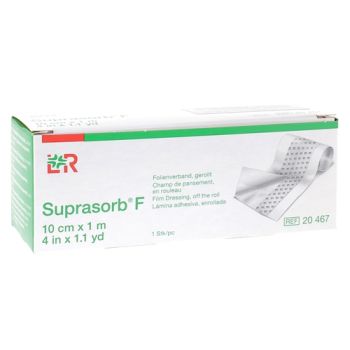 Suprasorb F Champ de pansement en rouleau non stérile transparent 10cm x 1m Lohmann & Rauscher - boîte de une pièce