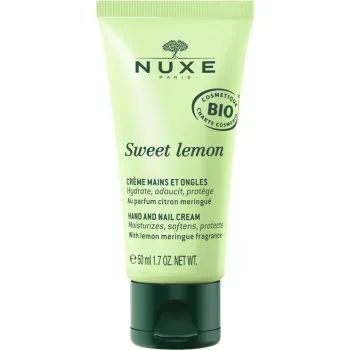 Sweet Lemon Crème mains et ongles bio Nuxe - tube de 50ml