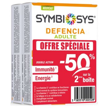 Symbiosys Defencia adulte Biocodex - lot de 2 boîtes de 30 gélules