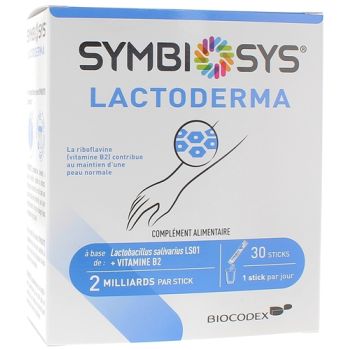 Symbiosys Lactoderma Biocodex - boîte de 30 sticks